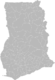 Outline map of Ghana