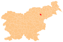 Location of the Municipality of Oplotnica in Slovenia