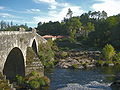 Río Tambre. Vista de Agrón (Ames) dende Ponte Maceira