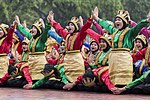 Saman dance performance.