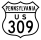 U.S. Route 309 Truck marker