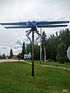 Dragonfly Sculpture in Wabamun, Alberta