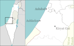 بیر توفیا (اسرائیل) در Ashkelon region of Israel واقع شده