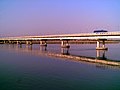 GT Road sul fiume Jhelum in Pakistan.