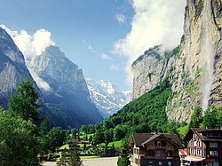 Horisonten til Lauterbrunnen