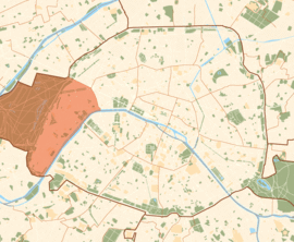 Location within Paris