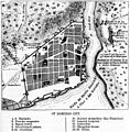 Stará mapa původního města - Zona colonial