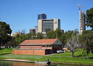 View across the River Torrens