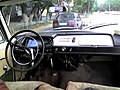 Interior del auto clásico de 1967, fotografía tomada en el 2007