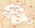 WN postcode area map