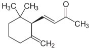 {Structuurformule van γ-jonon