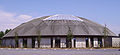 Exterior of the Boudewijn Seapark dolphinarium