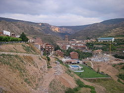 Anvista de Viguera dende lo mirador "El Peñueco"