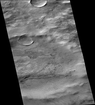 Priestly Crater, as seen by CTX camera (on Mars Reconnaissance Orbiter)