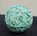 Rubber band ball.