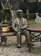 Sculpture of Neyzen Tevfik by Namık Denizhan