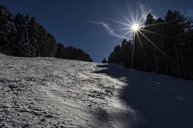 Скијачката патека на Пелистер