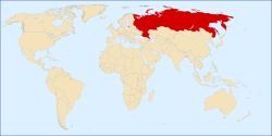 Location of Russia