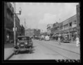 Straßenszene im Zentrum, 1938 (Photo von Arthur Rothstein)