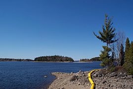 La Grande-Décharge dans le secteur de la Dam-en-Terre