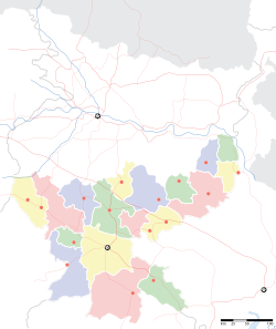 Map of झारखंड with चतरा ᱪᱟᱛᱨᱟ marked