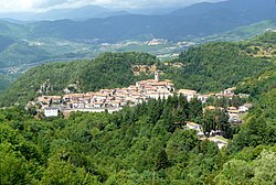 Skyline of Minucciano