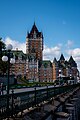 Le château vu depuis la terrasse Dufferin.