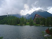 Het meer van Štrbské Pleso