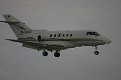 Hawker 800 der Elbe Air