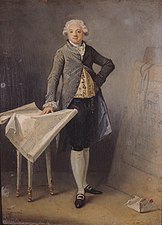 Portrait de l'architecte Claude-Nicolas Ledoux (vers 1787), Paris, musée Cognacq-Jay[9].