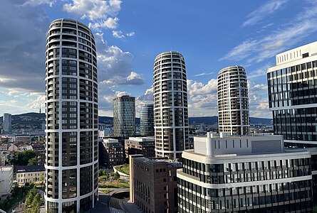 Sky Park apartments in Bratislava (2021)