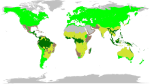 Dagiti biome a sakupen babaen ti Fabaceae