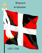 Régiment de Chenelaye de 1707 à 1730