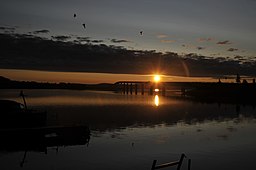 Vallsundsbron från Knytta. Foto: Jonny Hansson