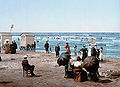 La spiaggia di Blankenberge circa 1895