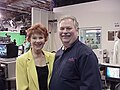 with Marion Ross