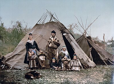 Saamifamilie rond 1900