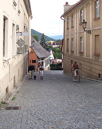 Une rue de Štramberk.