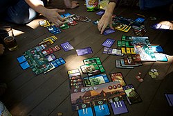 Meneillään oleva 7 Wonders -peli