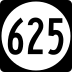 State Route 625 marker