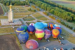 Parade balloons, Prokhorovka Battlefield, Prokhorovsky District