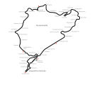 Streckenführung ab 1984