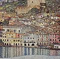 Pejzaž Gustav Klimt Malcesine (1913)