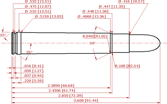 .416 Remington Magnum Schematic