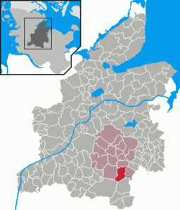 Läget för kommunen Timmaspe i Kreis Rendsburg-Eckernförde