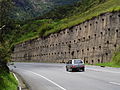 Section de BR-040 dans les montagnes de Rio de Janeiro.