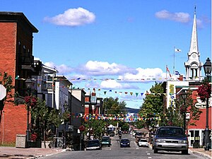 Stadtzentrum von Thetford Mines