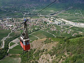 Luftseilbahn nach Isérables