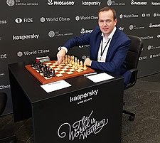 Arturs Neikšāns FIDE Grand Prix Rīgas posma laikā 2019. gada jūlijā, Rīgā