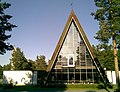 Neue Kirche von Hailuoto (1972) nach dem Ausbau